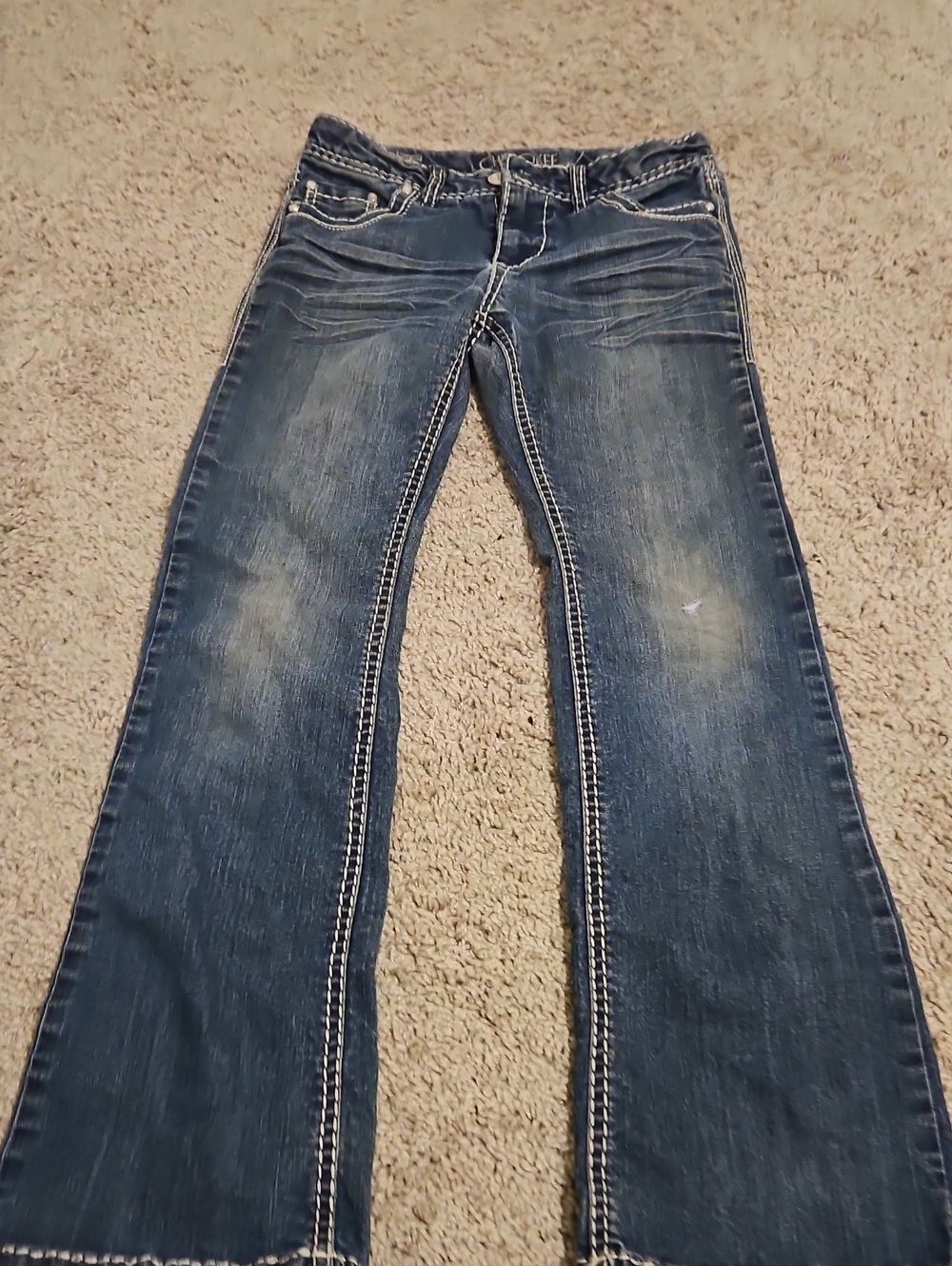 Cherokee Dark Blue Kids Bootcut Jeans